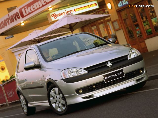 Holden XC Barina SRi 2000–03 photos (640 x 480)