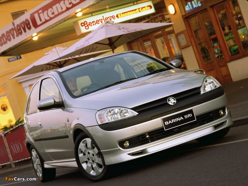 Holden XC Barina SRi 2000–03 photos (800 x 600)