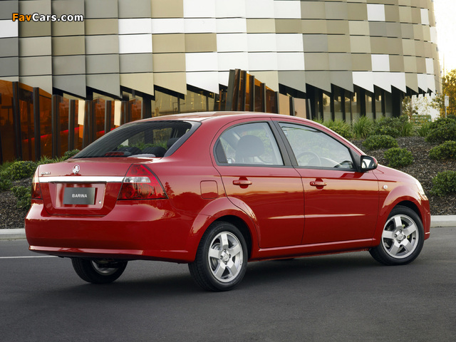 Holden Barina Sedan (TK) 2006 wallpapers (640 x 480)