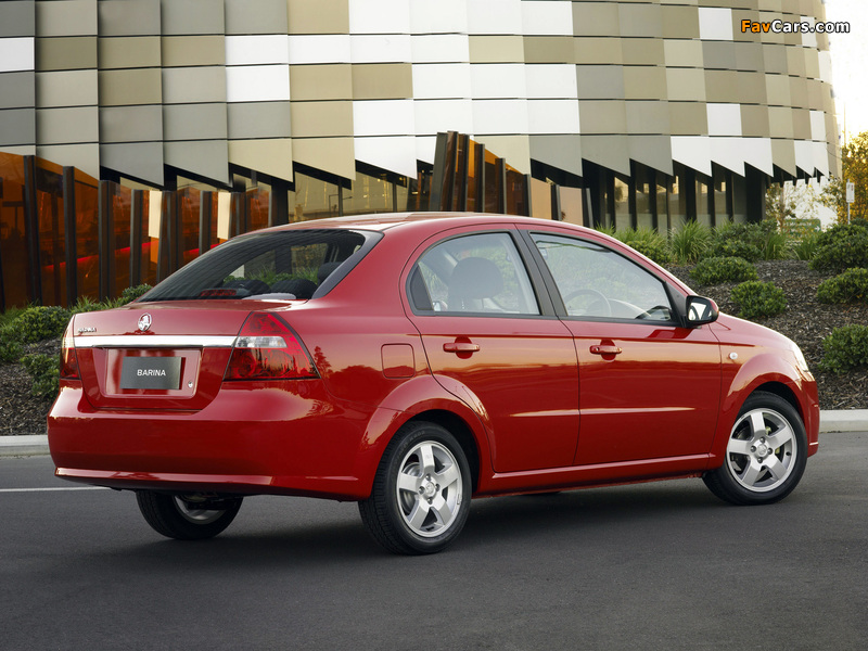 Holden Barina Sedan (TK) 2006 wallpapers (800 x 600)