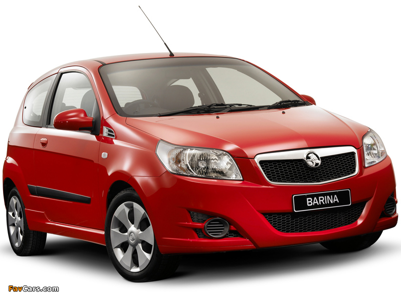 Holden Barina 3-door (TK) 2008–10 wallpapers (800 x 600)