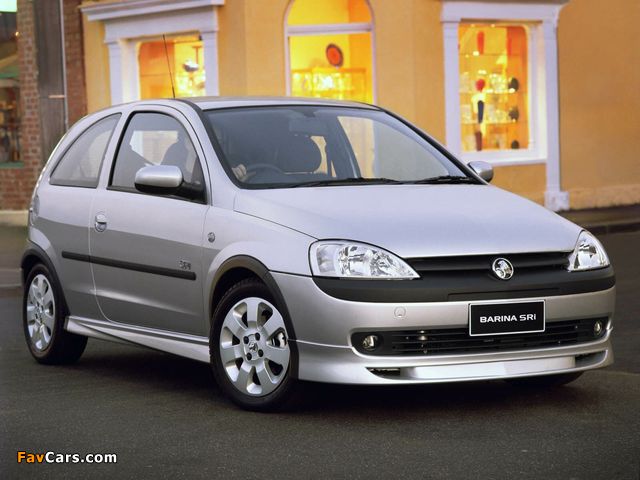 Images of Holden XC Barina SRi 2000–03 (640 x 480)