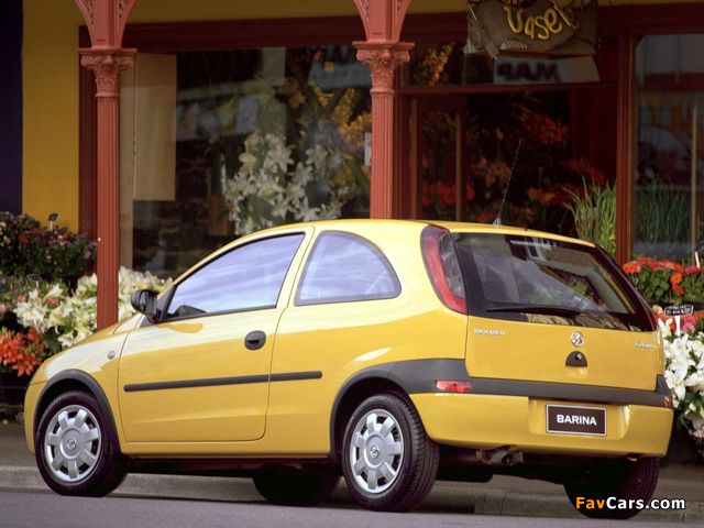 Images of Holden XC Barina SRi 2000–03 (640 x 480)