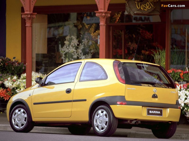 Images of Holden XC Barina SRi 2000–03 (800 x 600)