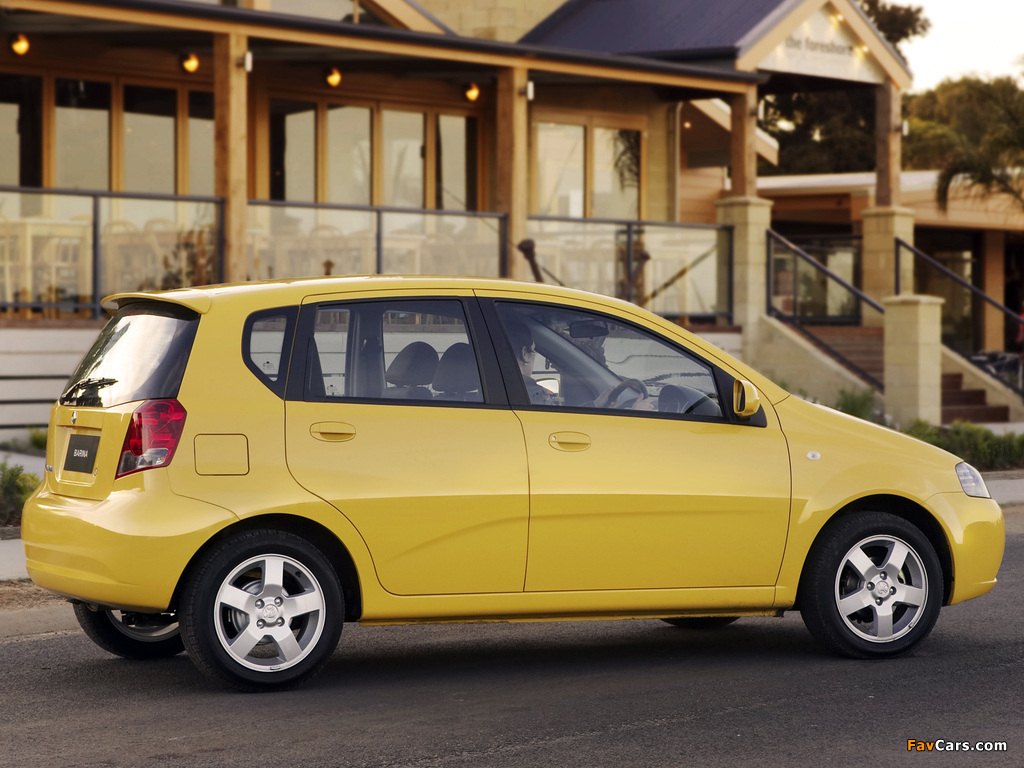 Images of Holden TK Barina 5-door (T200) 2005–08 (1024 x 768)