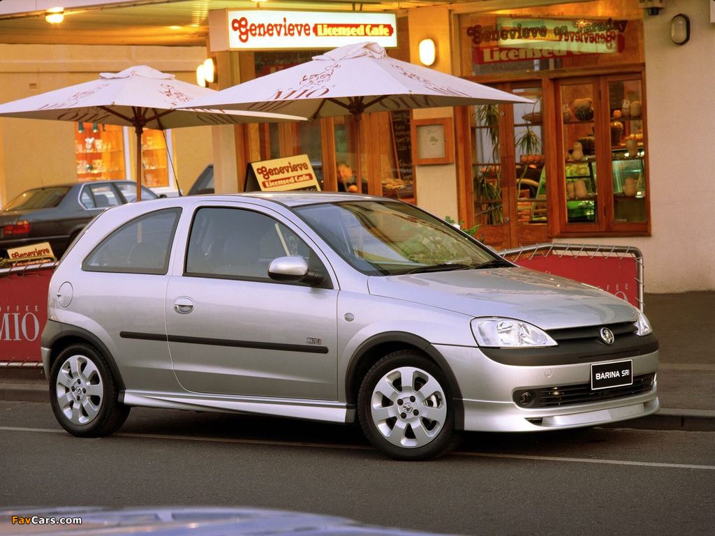 Pictures of Holden XC Barina SRi 2000–03 (1024 x 768)