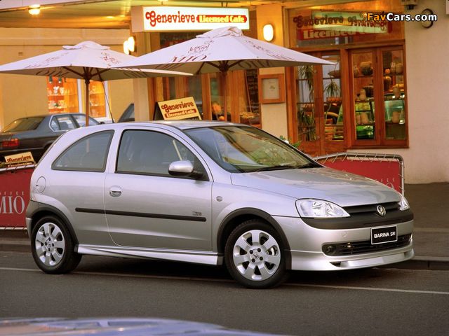 Pictures of Holden XC Barina SRi 2000–03 (640 x 480)