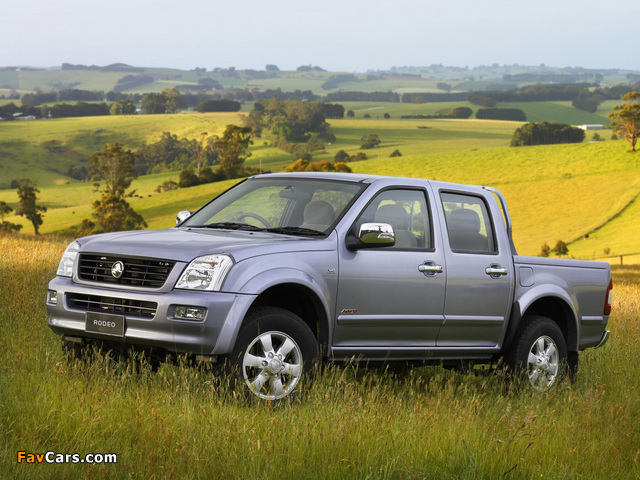 Holden Rodeo LT Crew Cab 2003–06 wallpapers (640 x 480)