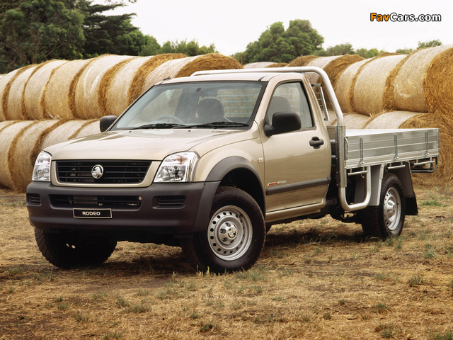 Holden Rodeo Single Chassis Cab 2003–06 wallpapers (640 x 480)