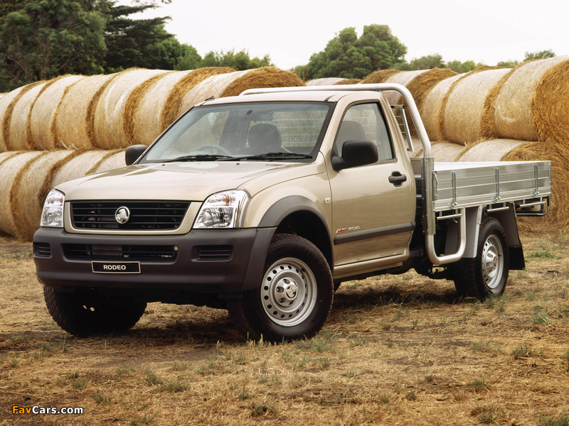 Holden Rodeo Single Chassis Cab 2003–06 wallpapers (800 x 600)