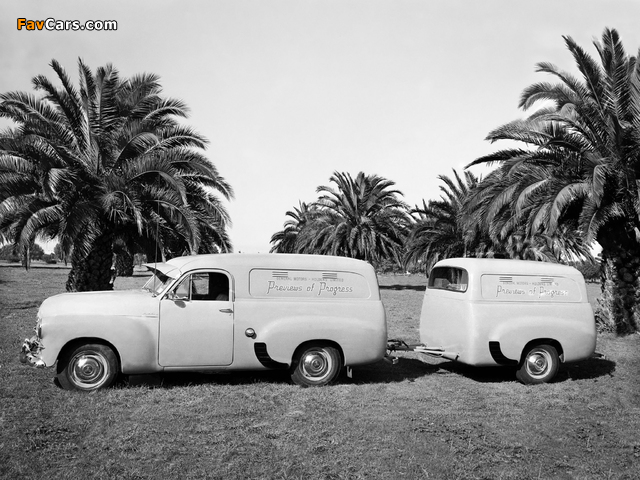 Holden FJ Ute Delivery Panel Van 1953–56 images (640 x 480)