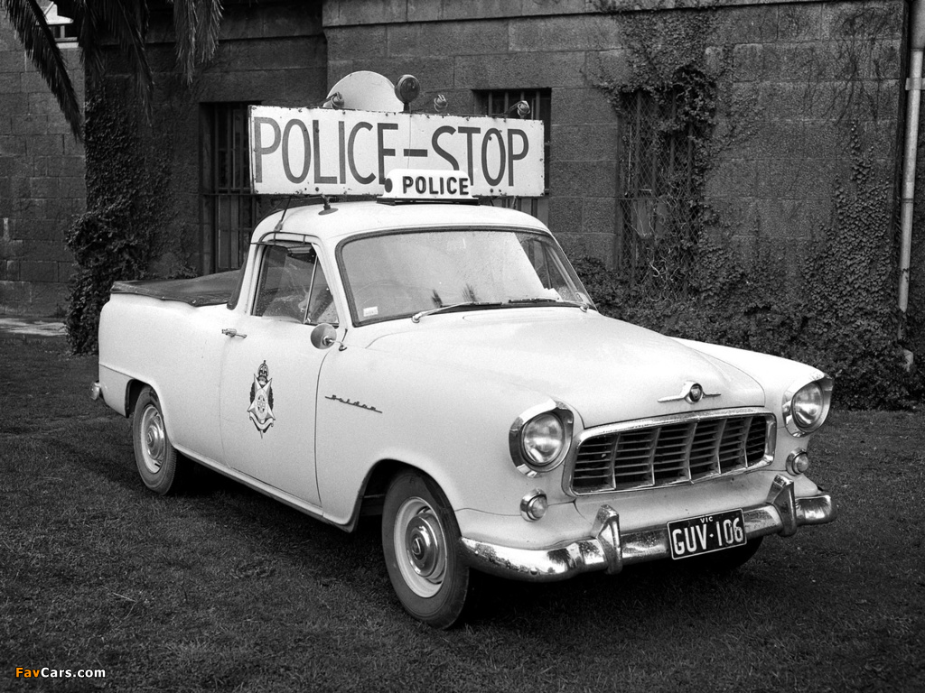 Holden FE Ute Police 1957–58 pictures (1024 x 768)