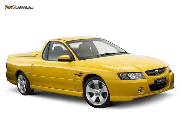 Holden Ute SS Thunder (VZ) 2006–07 pictures (640 x 480)