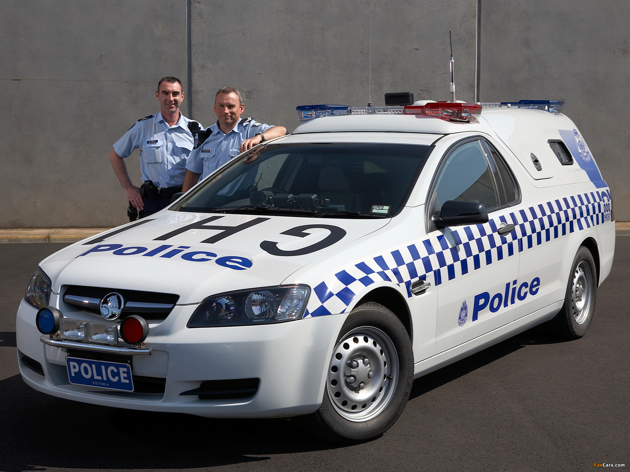 Holden Omega Ute Police (VE) 2007–10 photos (2048 x 1536)