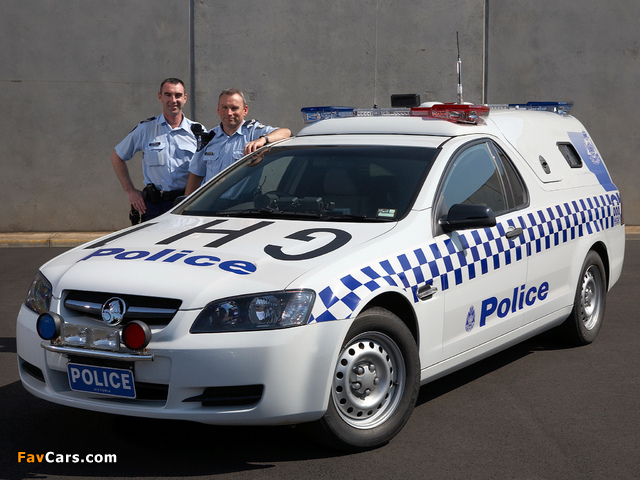 Holden Omega Ute Police (VE) 2007–10 photos (640 x 480)