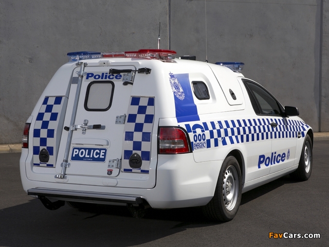 Holden Omega Ute Police (VE) 2007–10 photos (640 x 480)