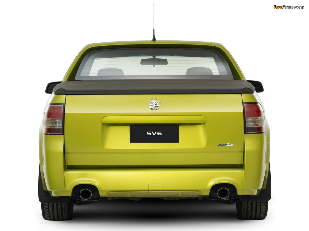 Images of Holden Ute SV6 (VE) 2007–10 (1024 x 768)