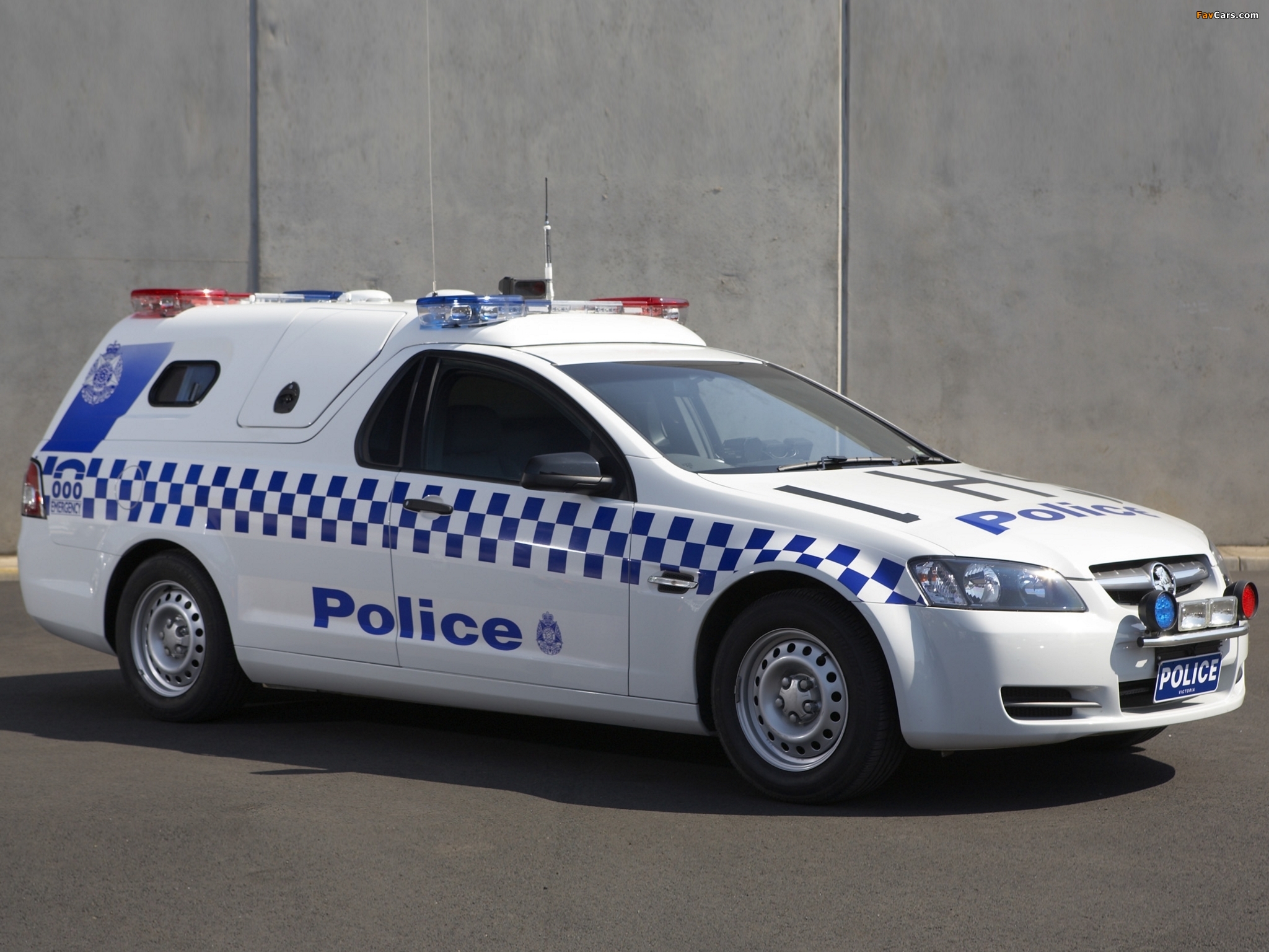 Holden Omega Ute Police (VE) 2007–10 wallpapers (2048 x 1536)