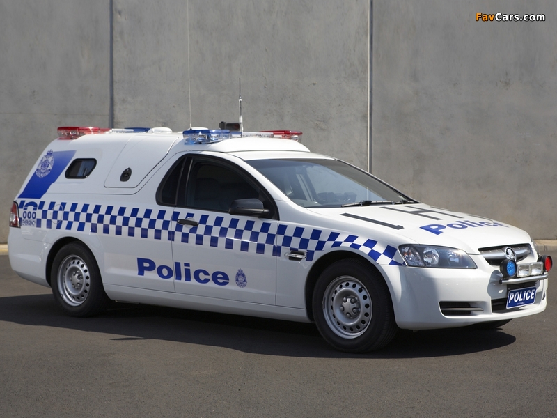 Holden Omega Ute Police (VE) 2007–10 wallpapers (800 x 600)