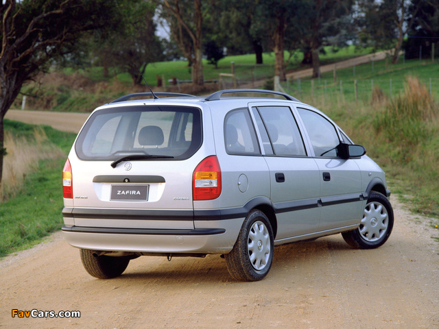Holden TT Zafira 2001–03 pictures (640 x 480)