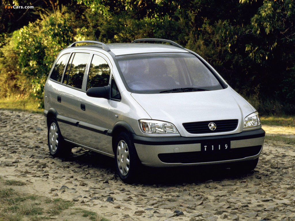 Images of Holden TT Zafira 2001–03 (1024 x 768)