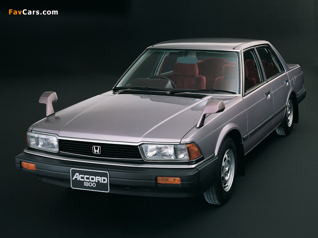 Honda Accord Sedan 1981–85 images (640 x 480)