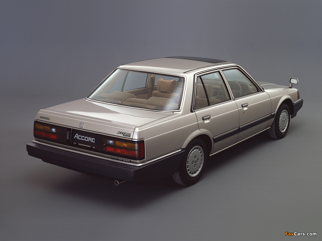 Honda Accord GXR Sedan 1983–85 images (1024 x 768)
