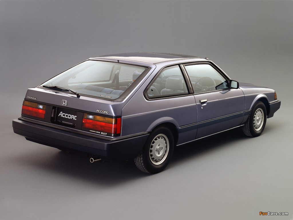 Honda Accord RXT Hatchback 1983–85 images (1024 x 768)