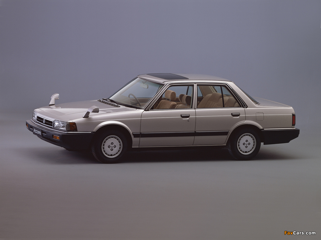 Honda Accord GXR Sedan 1983–85 pictures (1024 x 768)