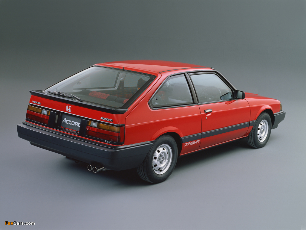 Honda Accord RT-i Hatchback 1984–85 photos (1024 x 768)