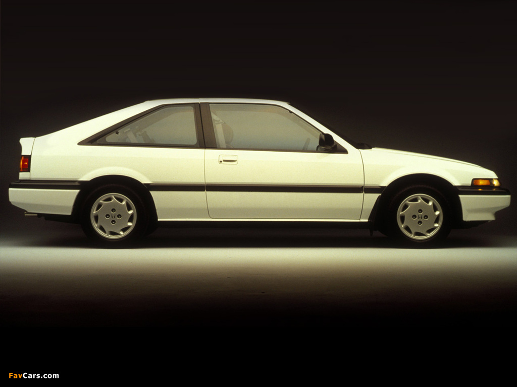Honda Accord Hatchback US-spec (CA) 1986–89 photos (1024 x 768)