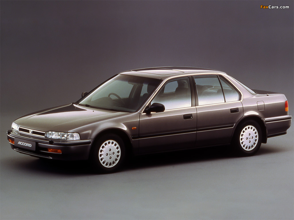 Honda Accord Sedan (CB) 1990–93 images (1024 x 768)