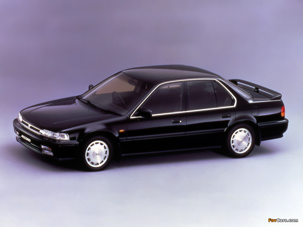 Honda Accord Sedan (CB) 1990–93 photos (1024 x 768)