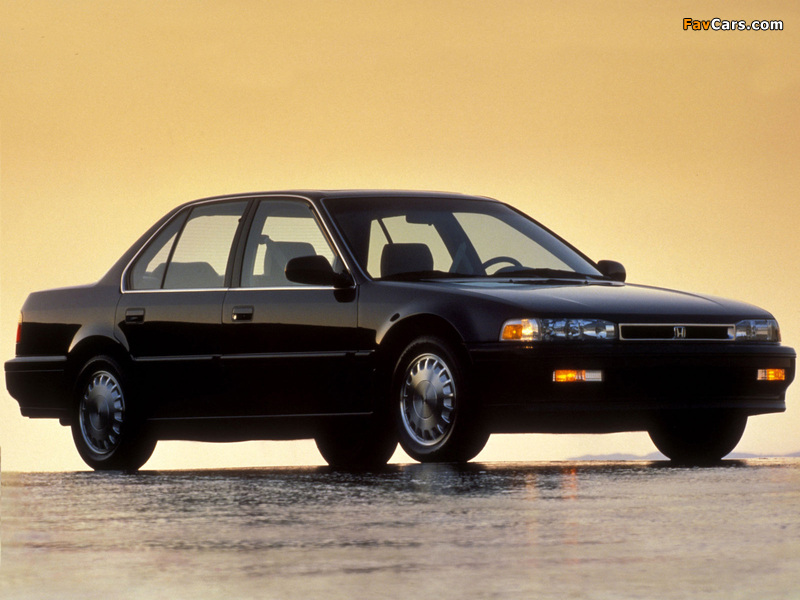 Honda Accord Sedan US-spec (CB) 1990–93 photos (800 x 600)