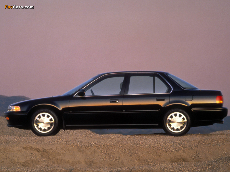 Honda Accord Sedan US-spec (CB) 1990–93 wallpapers (800 x 600)