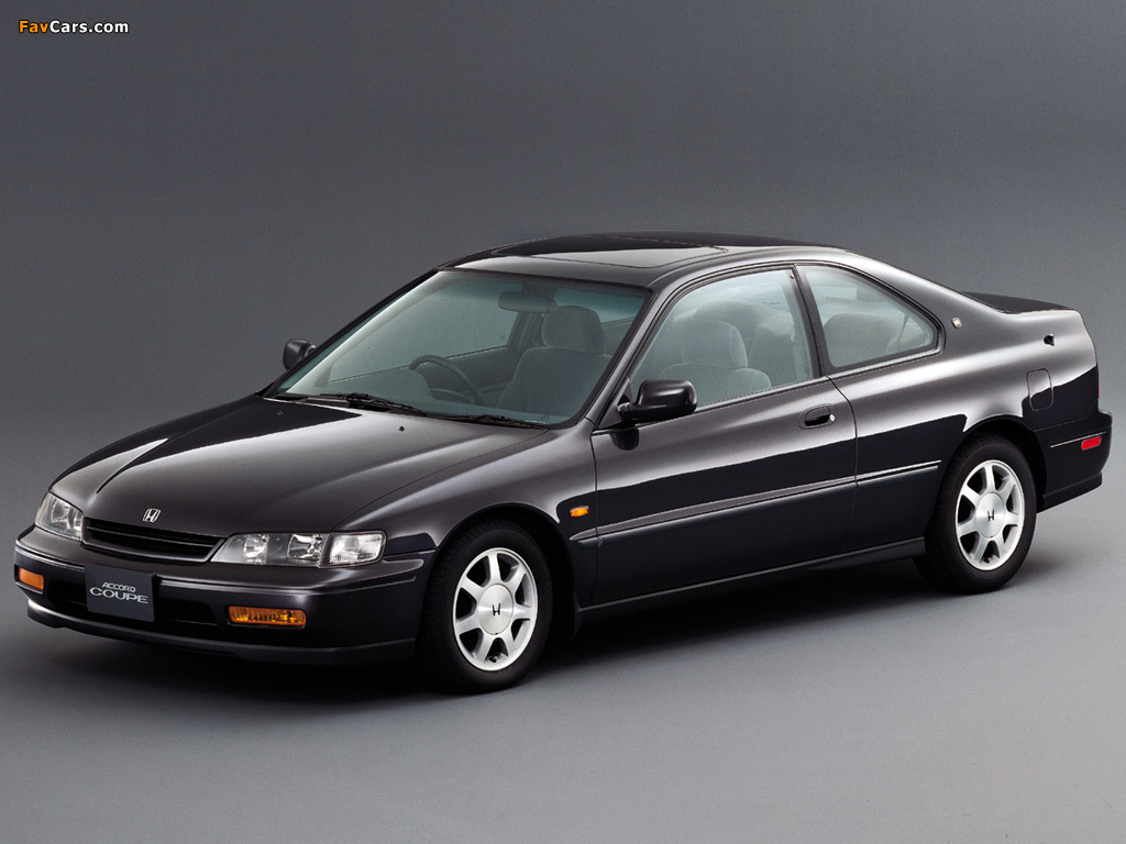 Honda Accord SiR Coupe (CD8) 1996–98 wallpapers (1024 x 768)