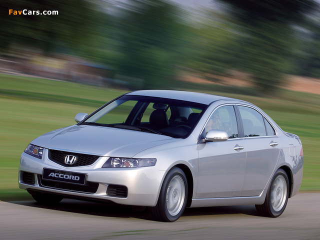 Honda Accord Sedan (CL) 2003–06 wallpapers (640 x 480)