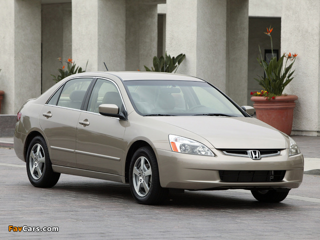 Honda Accord Hybrid US-spec 2005–06 images (640 x 480)