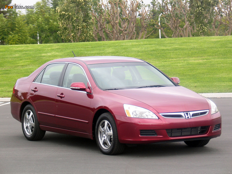 Honda Accord Hybrid US-spec 2006–07 images (800 x 600)