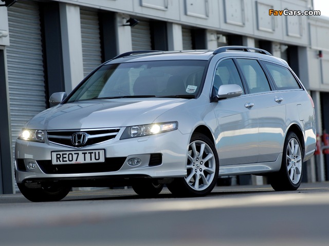 Honda Accord Tourer UK-spec (CM) 2006–08 photos (640 x 480)