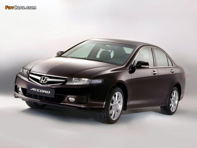 Honda Accord Sedan (CL) 2006–08 pictures (640 x 480)