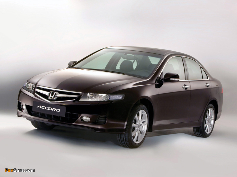 Honda Accord Sedan (CL) 2006–08 pictures (800 x 600)