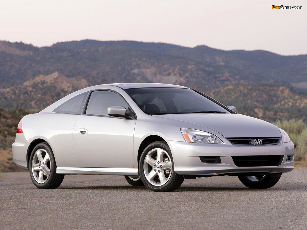 Honda Accord Coupe US-spec 2006–07 wallpapers (1024 x 768)