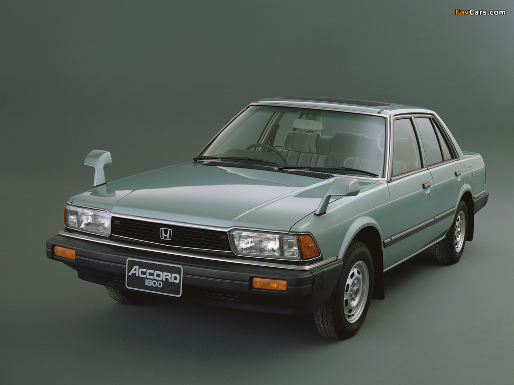 Images of Honda Accord EX-R Sedan 1982–85 (1024 x 768)