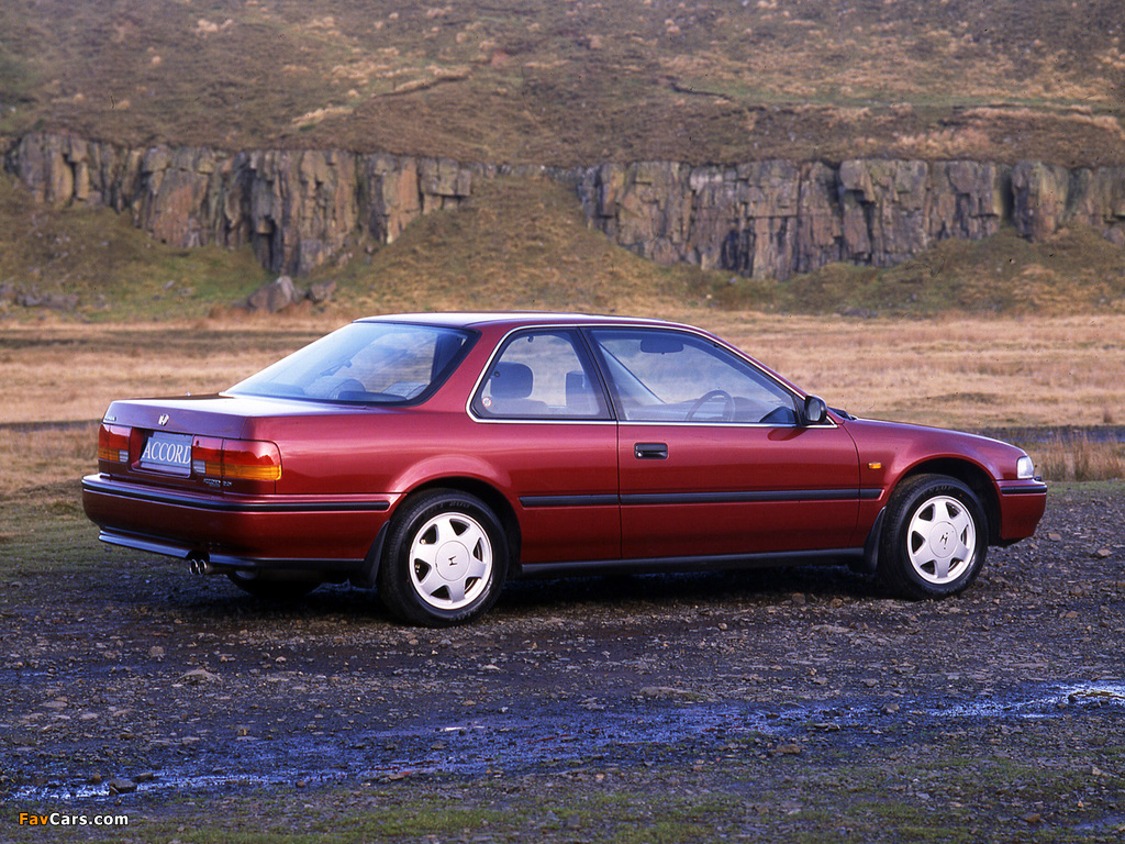 Images of Honda Accord Coupe UK-spec (CB6) 1990–93 (1024 x 768)