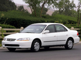 Images of Honda Accord Sedan US-spec 1998–2002