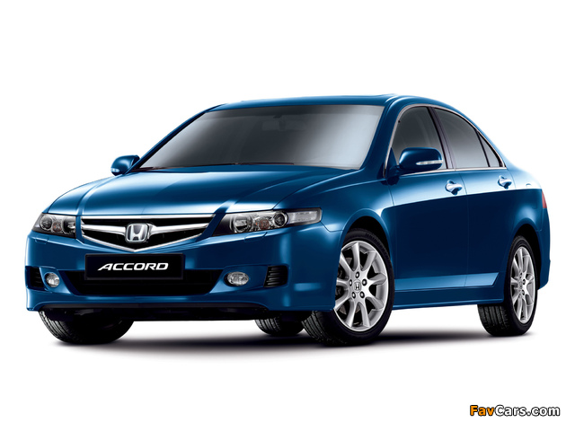 Images of Honda Accord Sedan (CL) 2006–08 (640 x 480)