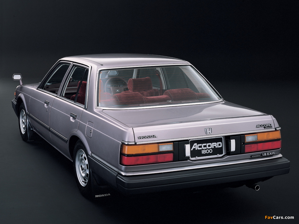Photos of Honda Accord Sedan 1981–85 (1024 x 768)