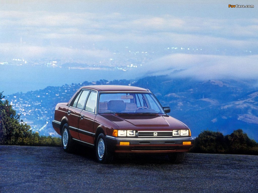 Photos of Honda Accord Sedan US-spec 1982–85 (1024 x 768)