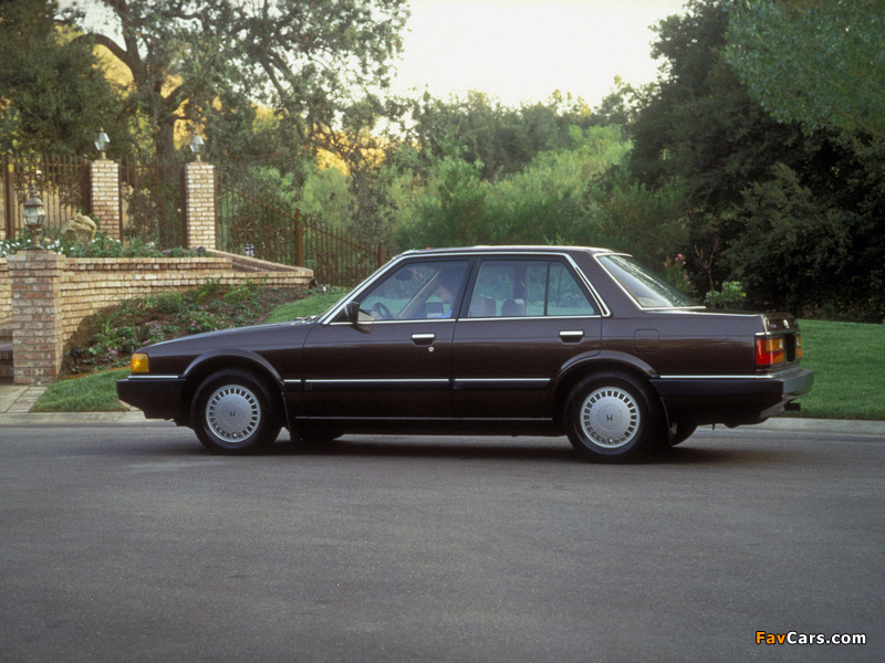 Photos of Honda Accord Sedan US-spec 1982–85 (800 x 600)